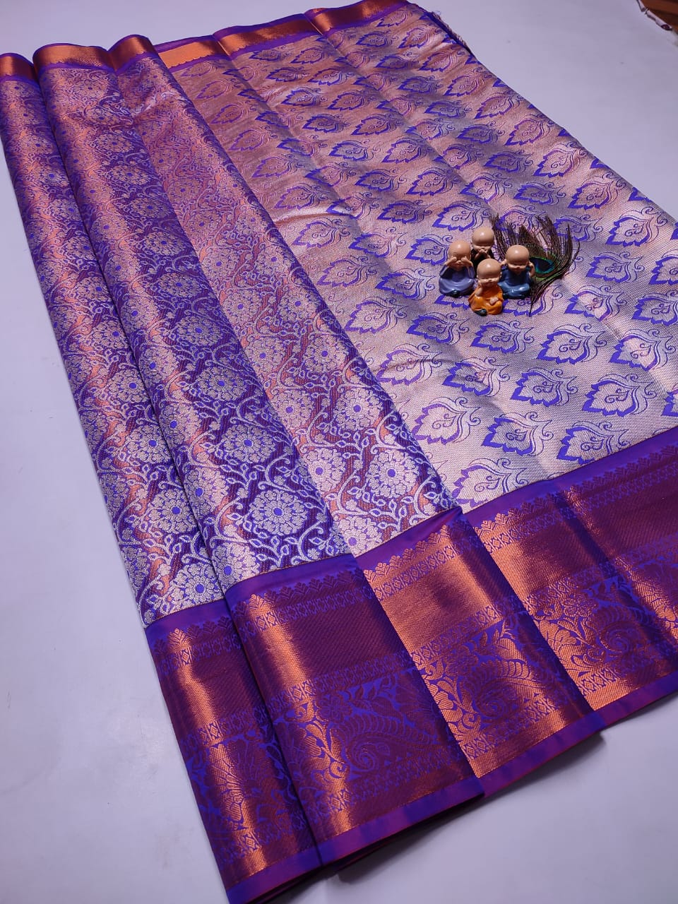 GRAND WEDDING TISSUE SILK SAREE Quality Weavers